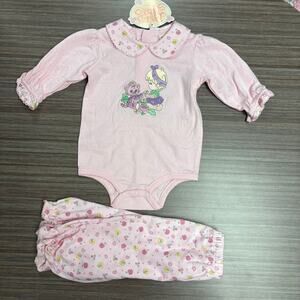 Vintage Y2K Precious Moments Baby Set (Size 3–6M)